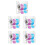 5Pcs Acrylic Label Dispenser Adjustable Sticker Roll Holder for Office 5