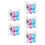 5Pcs Acrylic Label Dispenser Adjustable Sticker Roll Holder for Office 7