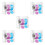 5Pcs Acrylic Label Dispenser Adjustable Sticker Roll Holder for Office 8