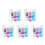 5Pcs Acrylic Label Dispenser Adjustable Sticker Roll Holder for Office 9