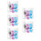 5Pcs Acrylic Label Dispenser Adjustable Sticker Roll Holder for Office 10