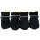 Conjunto de 4 botinhas antiderrapantes e quentinhas para cães, perfeitas para o inverno. 5