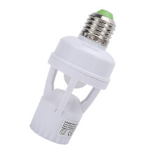 Bewegungssensor-Fassung 60 W E27 ABS, 5,6 x 11,9 x 3,5 cm