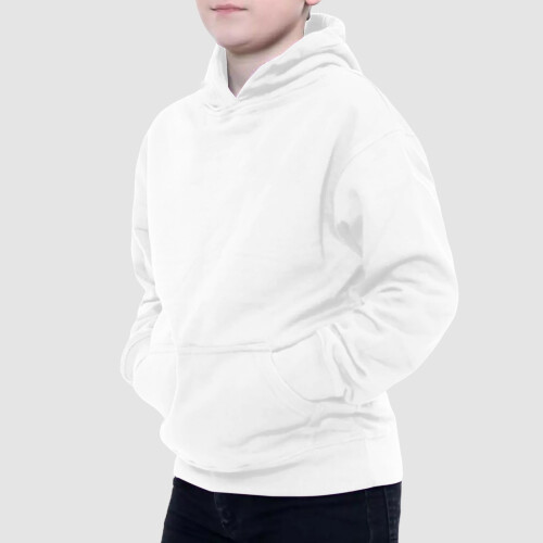 Φούτερ για αγόρια, Φούτερ με κουκούλα για κορίτσια, μονόχρωμη μπλούζα με κουκούλα 1