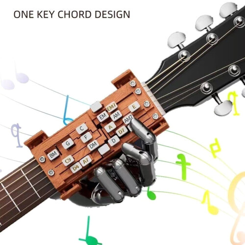 Gitarrinlärningsverktyg Gitarrackordspelare med en knapptryckning Gitarrackordspressare 1