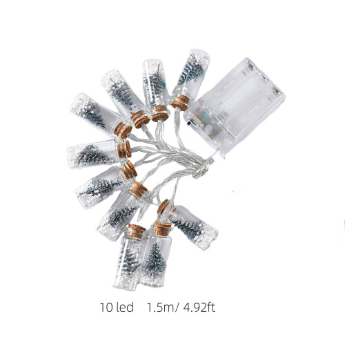 Mini wishing bottle string lights warm white LED 20 pcs 2