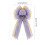 Burlap Wreath Bow Rustic Jute Tree Topper Purple 3