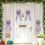 Burlap Wreath Bow Rustic Jute Tree Topper Purple 5