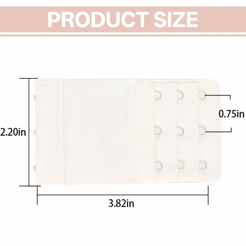 3 Pcs Bra Extender,Invisible Straps Bra Strap Extender,Comfortable Support Strong Hold Bra 1