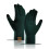 Grünes Damen-Strickset: Mütze, Schal & Handschuhe, Acryl 4