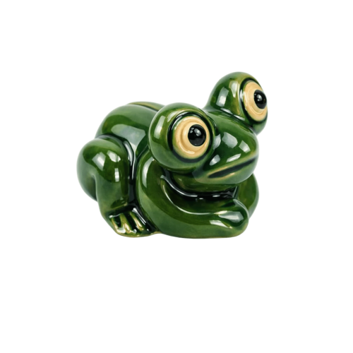 Ceramic Frog Toilet Bolt Caps – 1 Pack, Easy Fit for 1