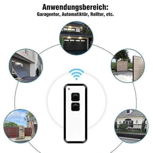 Garagentor-Fernbedienung 433,92 MHz 2er-Pack 2