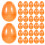 72Pcs Orange Plastic Easter Eggs Fillable Hollow Candy Holder for Kids 1