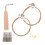 5Sets Precision Lyre Harp String Replacement Kit with Wrench 1