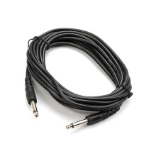 Gitarkabel 5 meter 6,30 mm til 6,30 mm TRS stereogitarkabel for studiomonitor, elektrisk gitar, keyboardmikser