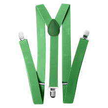 Tirantes unisex ajustables con clips resistentes, talla única para ropa de trabajo, atuendos formales y vaqueros informales.