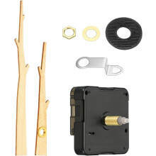 Mécanisme de remplacement pour horloge, mécanisme à quartz, horloge murale en bois à piles, kit d'aiguilles et de moteur silencieux, pièces de