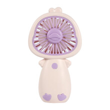 New Cartoon Cute Duckling Handheld Mini Portable USB Charging High Wind Desktop Fan Essential for Going Out in Summer