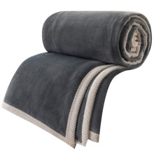 Plaid en polaire sherpa – Épais, chaud, réversible, couette en flanelle matelassée double face pour canapé/lit – Idéal pour l'hiver et Noël