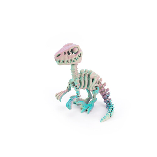 1pc 3D Printed Echinosaurus Dinosaur Movable Dragons Figurine Multi-Color Gift Creative Home Decor