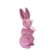 Décorations de lapins scintillants, lapins en mousse pailletée pour panier de Pâques, centre de table et pour ajouter une touche de couleur à