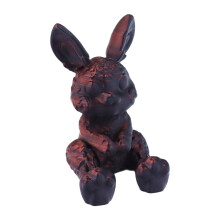 3D-gedruckte Osterhasenfiguren – Bunte, strukturierte Hasenstatuen für Schreibtischdekoration, als Füllmaterial für Osternester und als