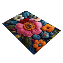 Wycieraczka Fabulous Flowers – 2026Nowa dywanik powitalny, antypoślizgowa mata do użytku wewnątrz domu/łazienki/kuchni, 15,76" x 23,64"