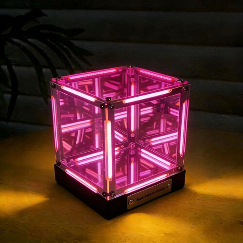 Λάμπα κύβου 4D Tesseract με ρύθμιση αφής και USB