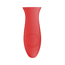 Poignée chauffante en silicone pour poêles en fonte, rouge B