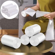 Sacs poubelle transparents de 4 gallons – Épais, étanches,