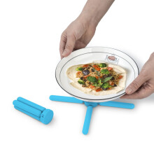 Foldable Silicone Trivet – Multi-Color, Heat-Resistant, Non-Slip, Eco-Friendly | Compatible with Hot Pots & Cookware