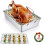 Stainless Steel Roasting Pan with V Rack and Baking Rack 1
