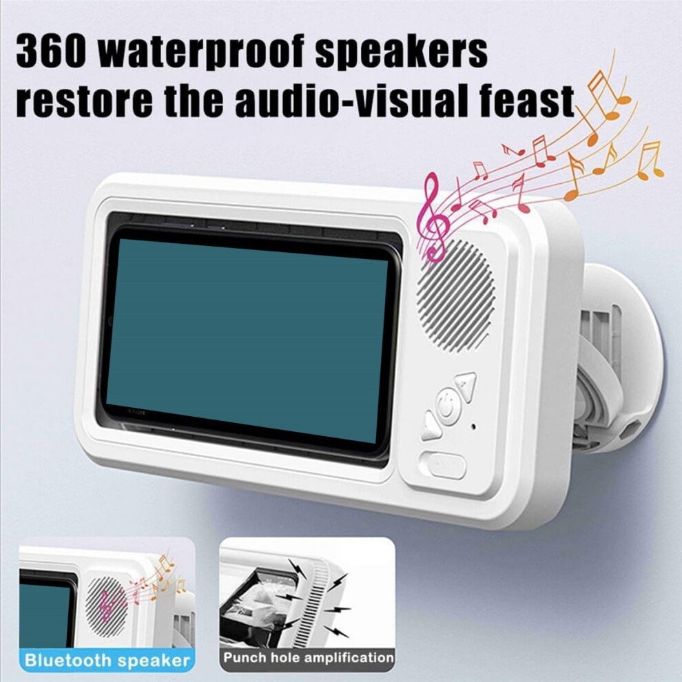 Waterproof Bluetooth Shower Phone Holder 480 Rotation 919886980170