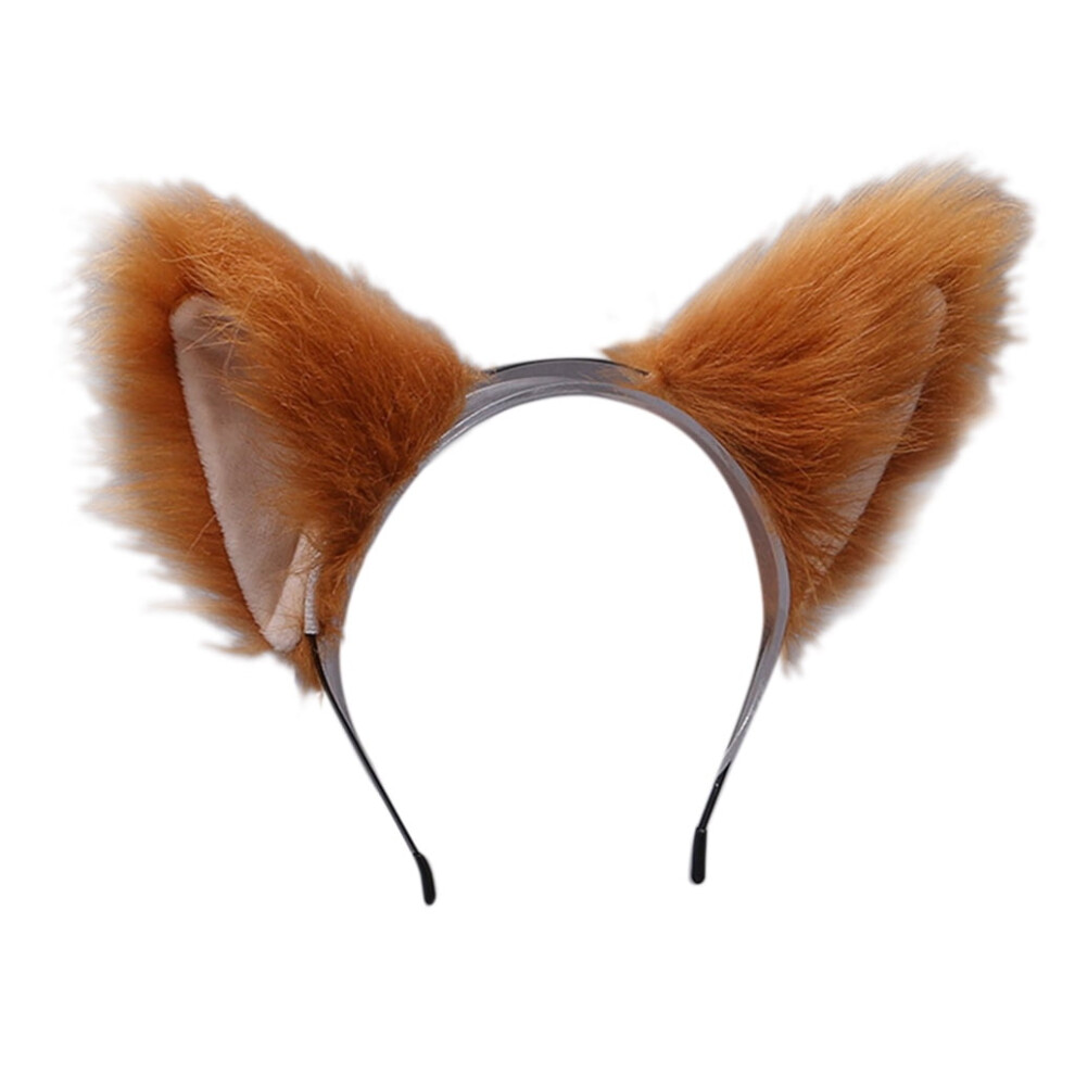 Furry 3D Cat Ear Headband â Soft Fabric, Adjustable,