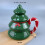 Santa Claus Ceramic Mug – Festive Red & White, 1
