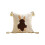 Putetrekk til påskehare, 45x45cm, beige polyester 1