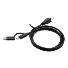 Cabo de impressora USB-A para USB-B 1m 1,5m 2m