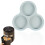 Κυπελλάκια σιλικόνης για αυγό και μάφιν για φριτέζα αέρα – 3 κοιλοτήτων 1
