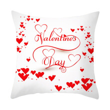 Valentinstag-Sofakissenbezüge, 45 x 45 cm, 2er-Pack