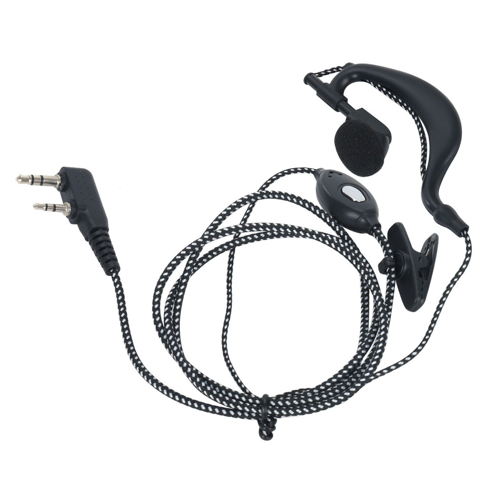 Feature Mic 2Pin Communication Headset With Earpiece For Intercom Systems 9425574032805