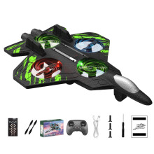 V32Foam RC-vliegtuig met LED-verlichting en 360-stunts