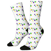Chaussettes Carnival Crew pour femmes, tricotées, vêtements d'hiver amusants, chaussettes invisibles unisexes roses, idéales pour le fitness.