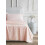 Ensemble de draps en percale de coton, taille double, 4 pièces, couleur blush 1