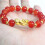 4Pcs Durable Red Agate Bracelets Elegant Bangles for Girls Gift 6