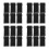 40Pcs Black Polyester Sunglasses Bags Soft Drawstring Eyeglass Cases 10
