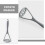 Presse-purée gris, outil de cuisine, lot de 2 pièces 7
