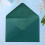 A7 emerald green envelopes 5.25 x 7.5 inches 50 pcs 5