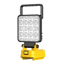 32W Rechargeable Flashlights 140Beam Angles-Dewei Yellow