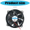90 mm pc-behuizing koelventilator stil 5V/12V/24V 8