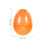 72Pcs Orange Plastic Easter Eggs Fillable Hollow Candy Holder for Kids 2